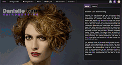 Desktop Screenshot of daniellecarrhairdressing.com